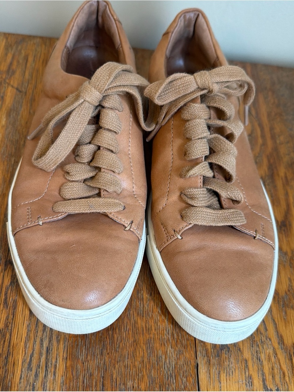 Frye Ivy Low Lace Sneaker | Women's Size 7.5 Leather Shoes Brown Fall